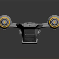 Modern fighter sci-fighter sci-fighter space fighter 3d model