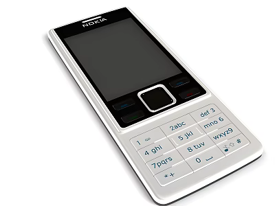 NOKIA Feature Mobile Phone With Classic Design Numeric Keypad And Screen 3d model