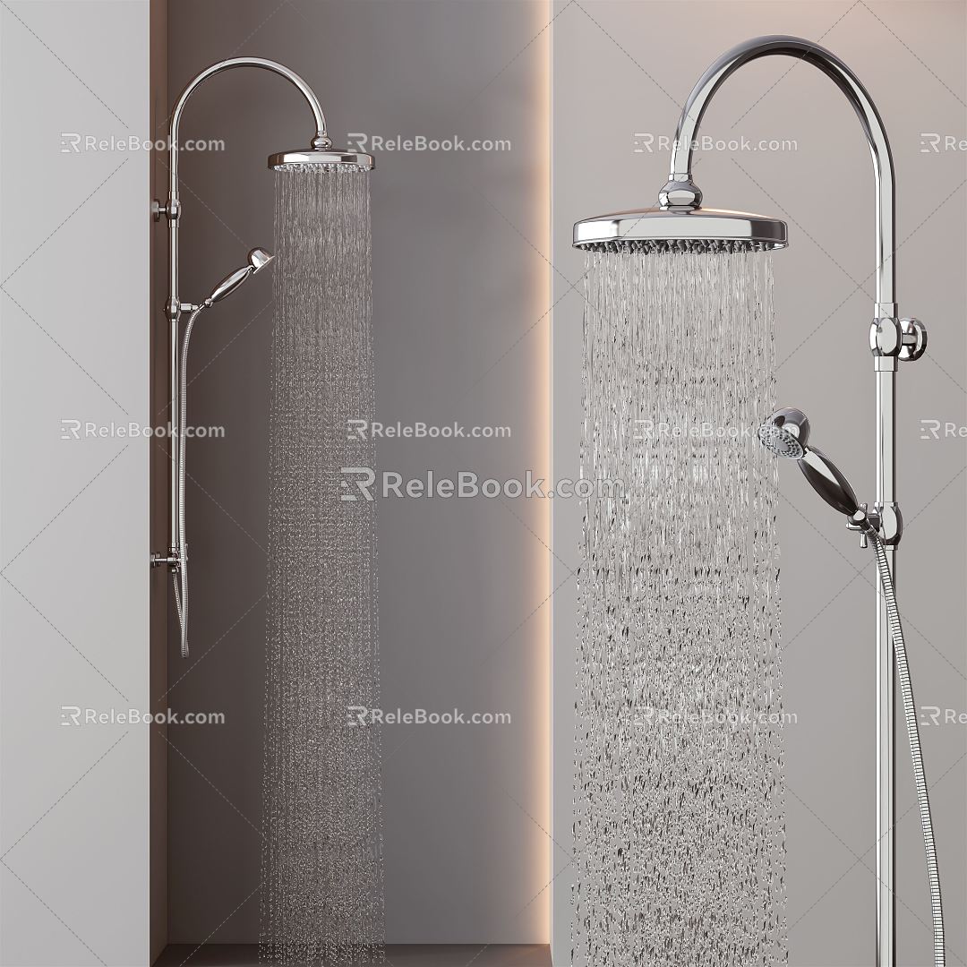 Modern Shower Shower 3d model