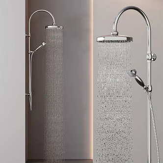 Modern Shower 3d model