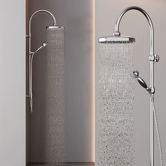 Modern Shower 3d model