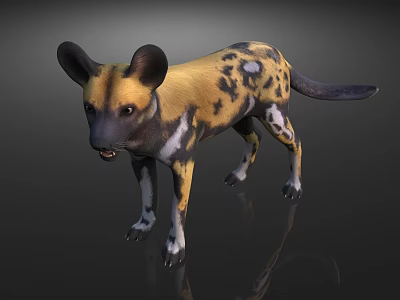 Realistic 3D Rendered Reptile Model Featuring Intricate Skin Details And Lifelike Pose 3d model