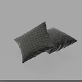 Two Plaid Pattern Decorative Throw Pillows For Home Sofa Living Room