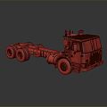 Modern Truck Large Truck Large Transporter Large Truck 3d model