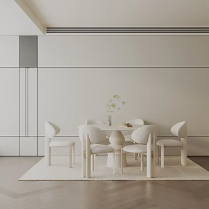 Modern table combination 3d model