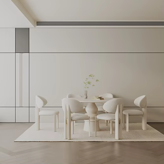 Modern table combination 3d model