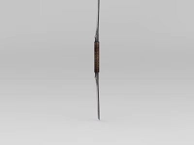 Tech Exhibition Hall Showcasing Metallic Rod With Winding Section Display Design 3d model