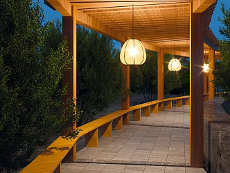 New Chinese-style chandelier outdoor lamp landscape lamp luminous lamp Chinese-style corridor Chinese-style corridor decorative lamp Chinese-style garden landscape lamp 3d model