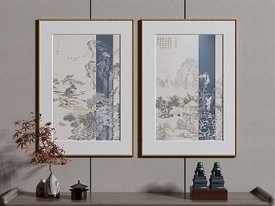 New Chinese Decorative Painting Hanging Painting model