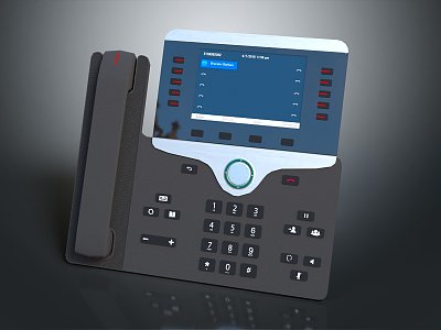 Modern Telephone Old Telephone Dial Telephone 3d model