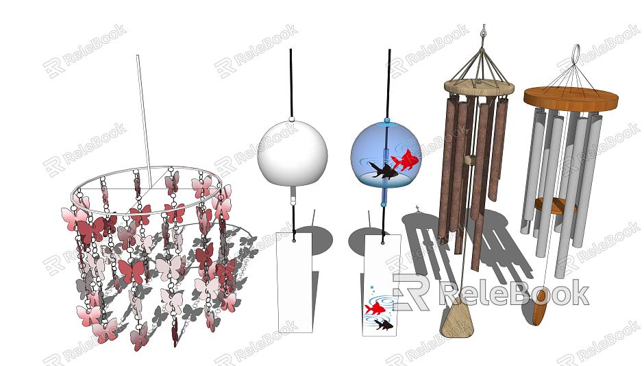 modern wind chimes model