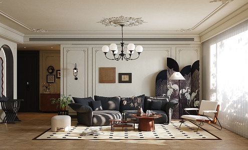 French Living Room French Living Room 3d model