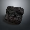 Raw Natural Wood Stone With Irregular Block Shape And Natural Dark Red Gray Texture