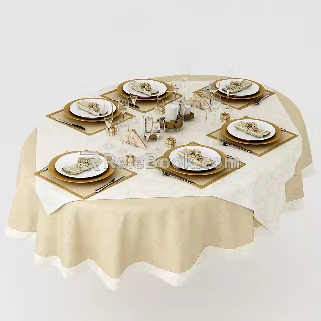 Tableware 3d model