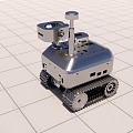 Modular environmental monitoring robot 3d model