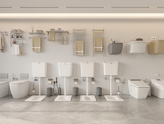 Modern toilet squatting pan 3d model