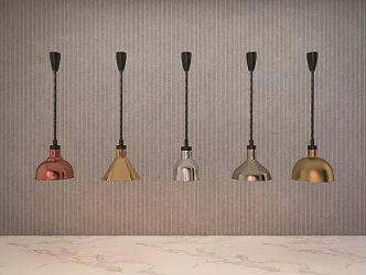 Heat preservation lamp heating lamp cafeteria barbecue lamp hanging lamp food heat preservation lamp 3d model