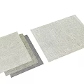 Modern carpet combination plush carpet woven carpet living room carpet 3d model