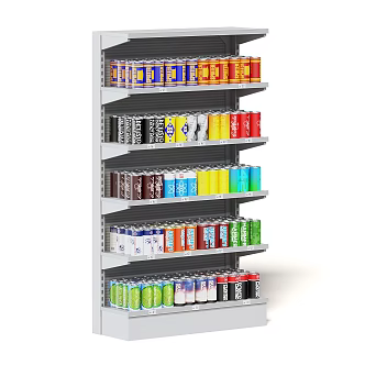 Supermarket Equipment Supermarket Shelf Supermarket Container Supermarket Products Supermarket Goods 3d model