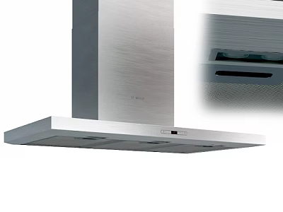 Stainless Steel Kitchen Range Hood Appliance With Modern Sleek Design And Efficient Ventilation System 3d model