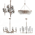 New Chinese Chandelier 3d model