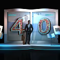 Popular Photo Spot With 40th Anniversary Open Book Display Discover Explore Signage QR Code Decor