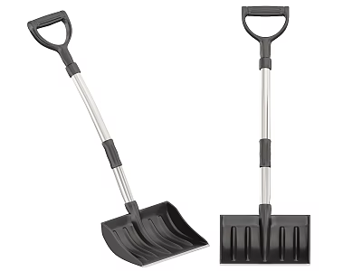 shovel snow shovel plastic shovel dustpan plastic dustpan 3d model