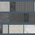 Interior Wall Tiles With Various Stone And Marble Textures And Patterns 3d model