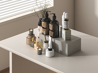 Toiletries Cosmetics 3d model