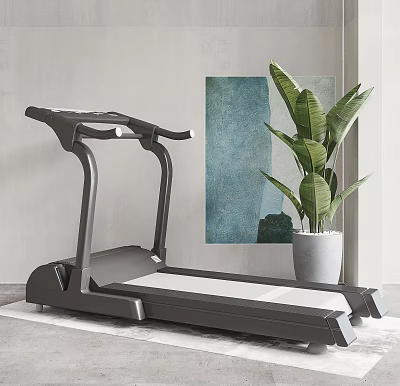 Modern Treadmill 3d model
