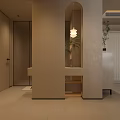 Modern Warm Beige Open Plan Living And Dining Room Design With Soft Lighting Comfortable Furnishings