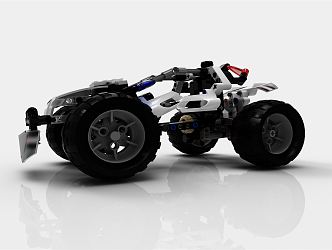 Modern toy car 3d model