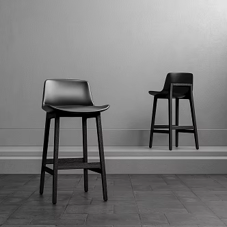 Modern Bar Chair 3d model