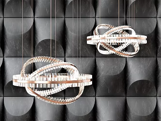 Light Luxury Chandelier Art Chandelier Crystal Chandelier Decorative Chandelier 3d model