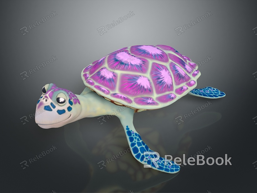 Turtle Turtle Cartoon Turtle Snapping Turtle Chickbill Turtle Reptile Cold Blooded Animal Reptile Reptile Class model