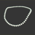 Modern Necklace Tianzhu Necklace Pearl Necklace Ornament 3d model