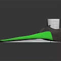 Swimming Flippers Featuring White And Green Black Colorful Designs For Water Sports