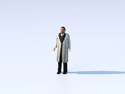 Ancient Character Game Character Game Role Toy Hand Cartoon Animation 3d model