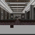 Spacious Elegant Business Conference Room With Professional Presentation Facilities And Comfortable Well Arranged Seats