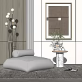 Modern Lazy Sofa Lazy Sofa Corner Combination 3d model