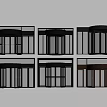 Modern Revolving Doors In Various Styles And Colors Like Black Gold With Glass Frames
