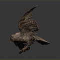 Modern Eagle Large Eagle Owl 3d model