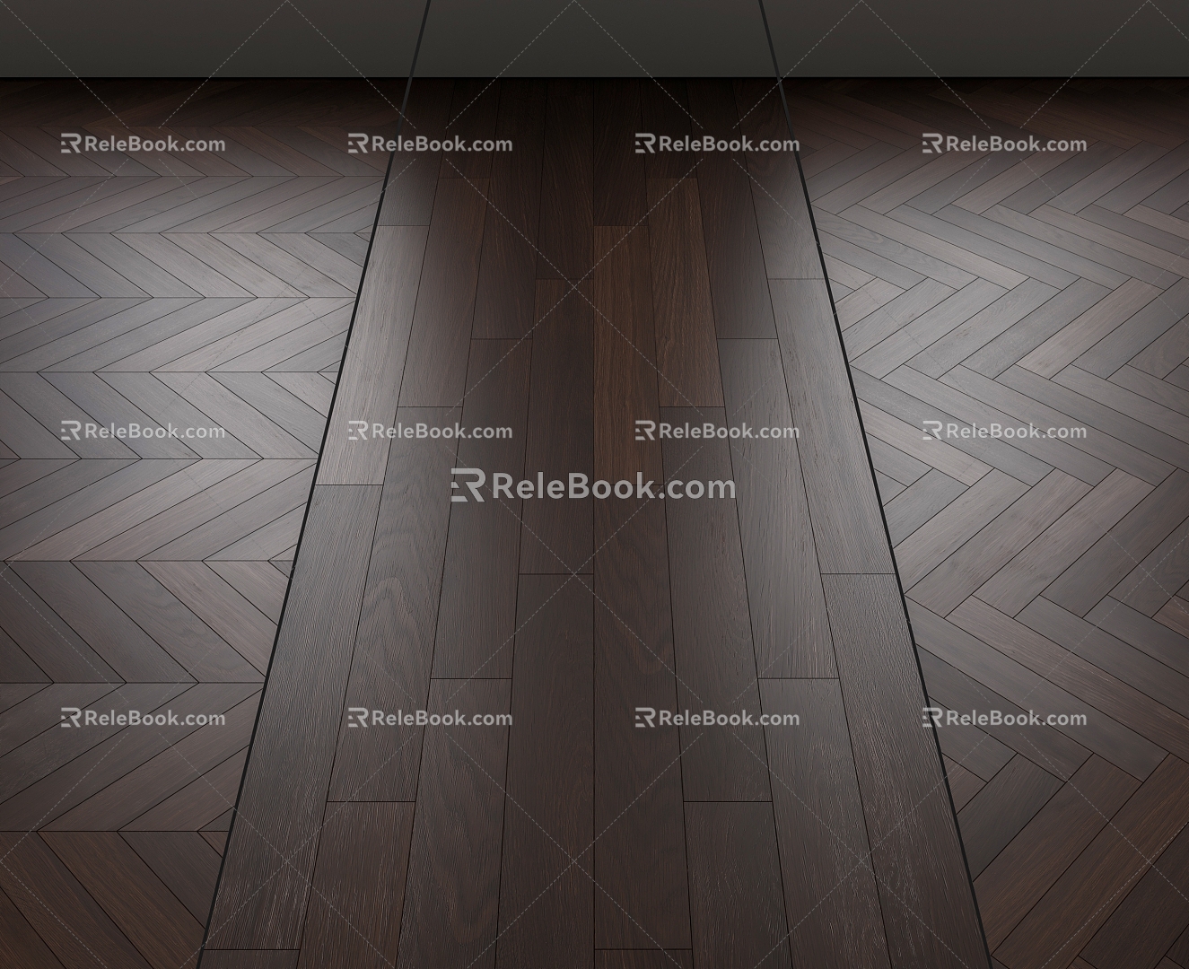 Modern Flooring Wood Flooring 3d model