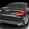 Black Audi RS Sportback With LED Headlights Mesh Grille And Alloy Wheels