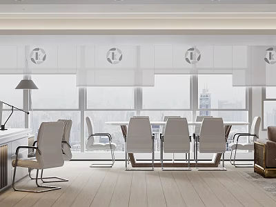 Modern Office Manager's Office 3d model