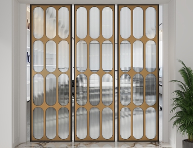 Screen partition 3d model