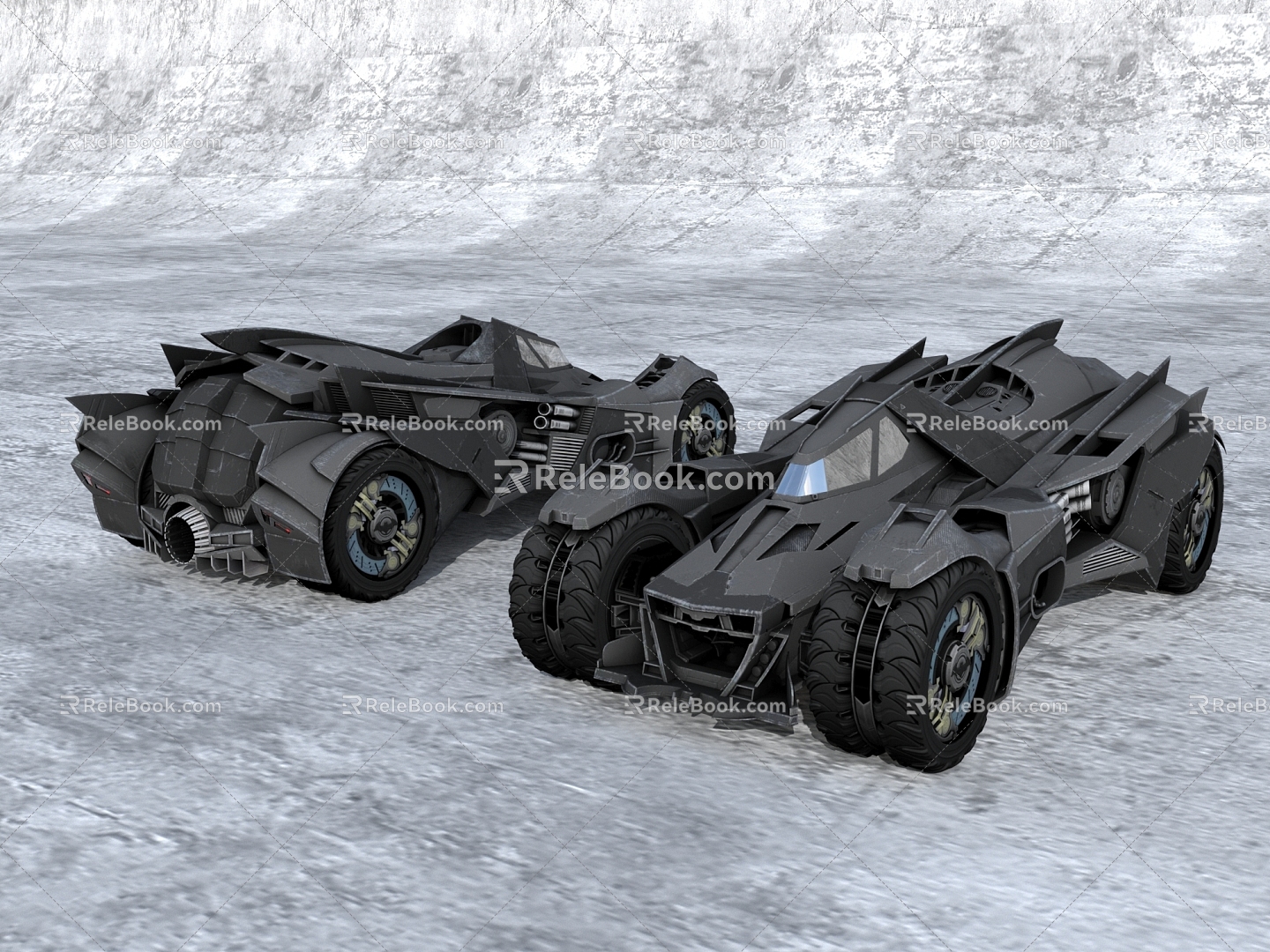 Batman Chariot Batmobile 3d model