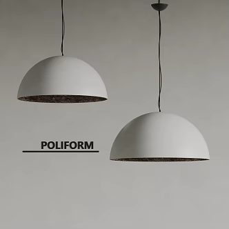 poliform modern chandelier 3d model