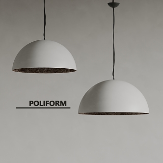 poliform modern chandelier 3d model