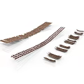 Natural Brown Wooden Furniture Decorative Strips And Trim Pieces For Home Use